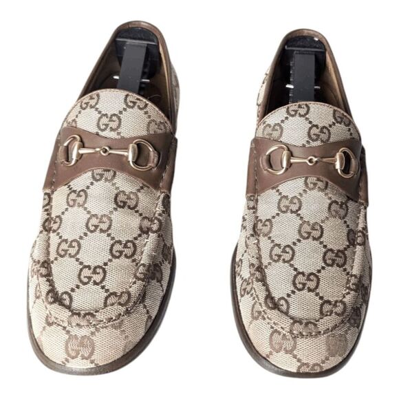 GUCCI Monogram Horsebit Loafers Size 39.5C - Picture 4 of 12